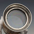 1872 British antique sterling silver horn beaker cup by Thomas Smiley