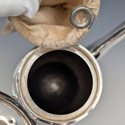 約 1870 年英國古董鍍銀咖啡壺 Philip Ashberry