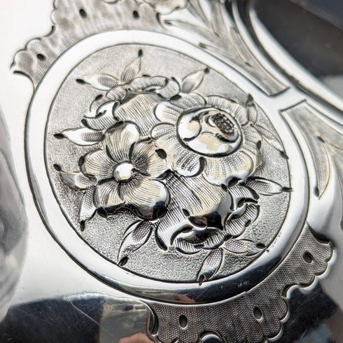 十九世紀末英國古董鍍銀咖啡壺