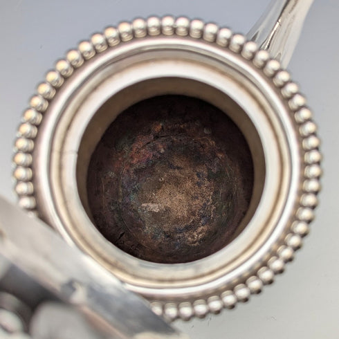 十九世紀末英國古董鍍銀咖啡壺