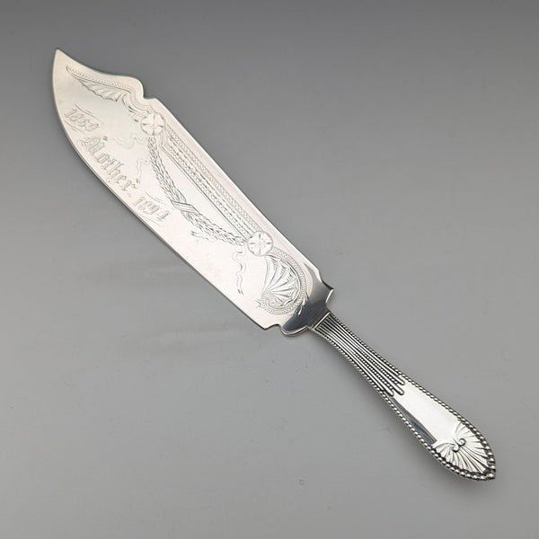 1890年頃 米国アンティーク 純銀製 ケーキサーバ 88g Gorham