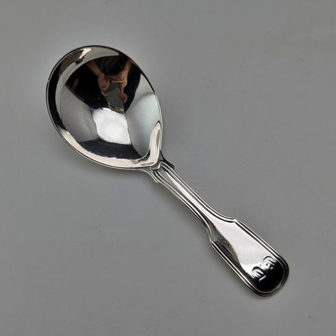 1819 年英國古董純銀茶盒湯匙托馬斯·沃利斯二世和喬納森·海恩