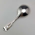 1819 British antique sterling silver tea caddy spoon Thomas Wallis II & Jonathan Hayne
