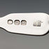 1819 British antique sterling silver tea caddy spoon Thomas Wallis II & Jonathan Hayne
