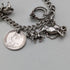 1970s British vintage sterling silver charm bracelet 48g