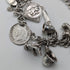 1970s British vintage sterling silver charm bracelet 48g