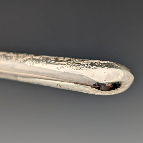 1894年 英国アンティーク 総純銀製 フルーツカトラリーセット 12ペア 計783g R F Mosley 木箱入り