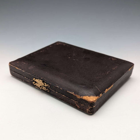 1908 年英國古董純銀茶匙 6 件套裝在 Case William Devenport 中