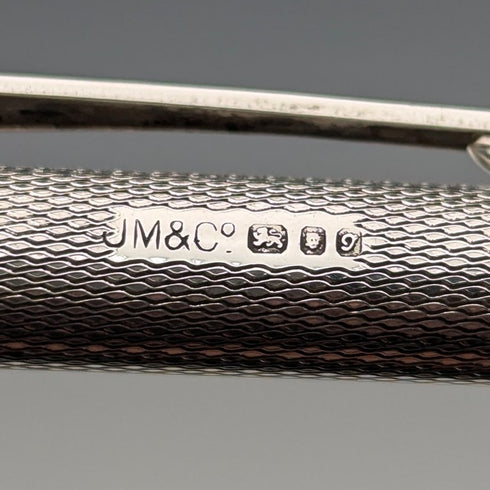 1962 英國 Yard O' 紅色純銀自動鉛筆(附盒子)