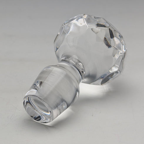 復古純銀天鵝裝飾切割玻璃香水瓶香水瓶