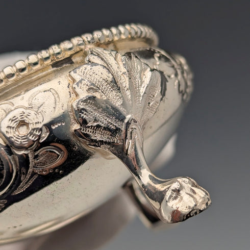 19世紀後半 英国アンティーク シルバープレート製 ソルトディッシュ 6個セット