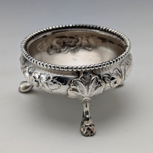 19世紀後半 英国アンティーク シルバープレート製 ソルトディッシュ 6個セット