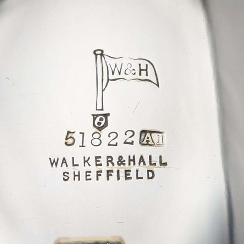 1900年頃 英国アンティーク シルバープレート製 ブレックファーストディッシュ WALKER&HALL