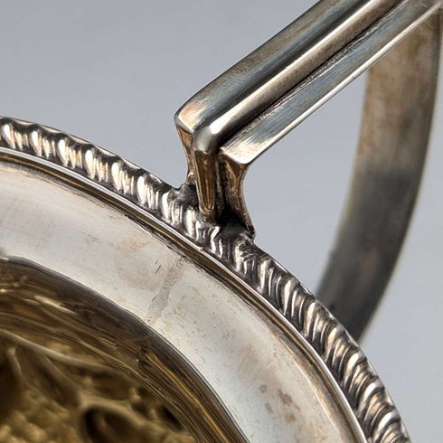 1906 British antique sterling silver sugar pot 208g John Rose