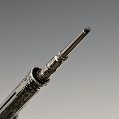 約 1905 年古董純銀自動鉛筆和沾水筆 90-112 毫米