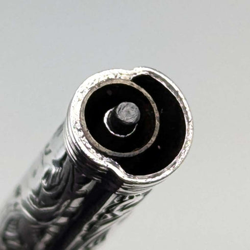 1905年頃 アンティーク 純銀製製 推進式ペンシル&つけペン 90-112mm