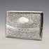 1905 British antique sterling silver card case with embossed decoration, 72g, Henry Williamson Ltd