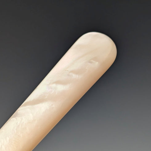 1950年頃 英国ヴィンテージ 白蝶貝ハンドル ステンレスブレード 小型カトラリー6ペア