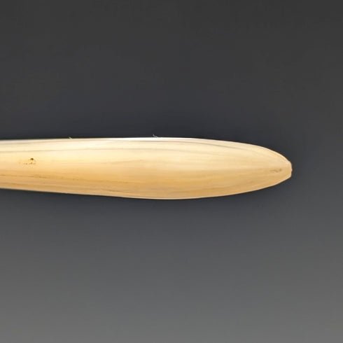 1906年 英国アンティーク 彫刻白蝶貝ハンドル 純銀ブレード デザートカトラリー6ペア William Hutton 木箱入り