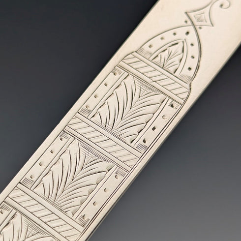 約 1870 年英國古董純銀清潔餐具套裝,裝在 Case Walker&Hall 中