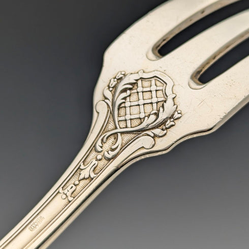 1900年頃 フレンチアンティーク シルバープレート製 カトラリーセット11ペア SFAM