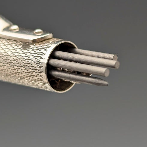 1955 英國 Yard O' 紅色純銀自動鉛筆(附盒子)