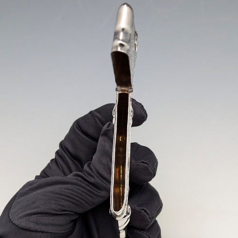 1903 British antique sterling silver card case, 61g, Smith&Bartlam