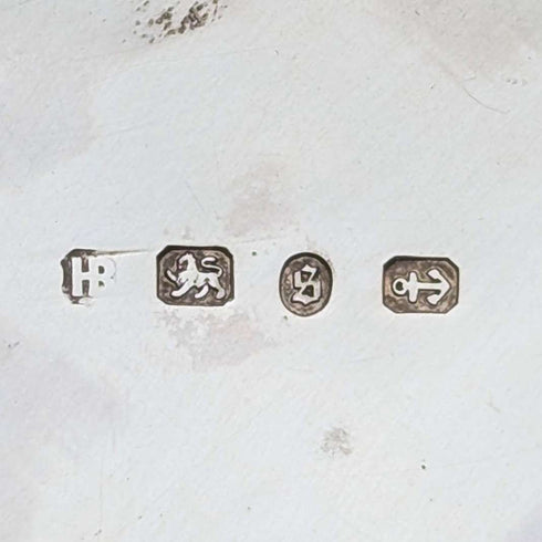 1892年 英国アンティーク 純銀製 浮彫装飾ボウル 113g Hayes Brothers