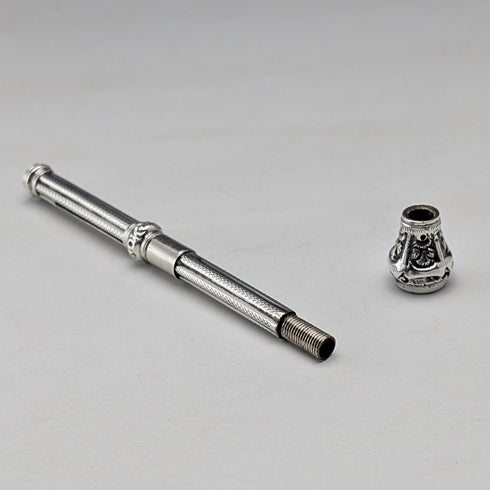 Circa 1900 Antique Silver Push-Pull Pencil 86-110mm