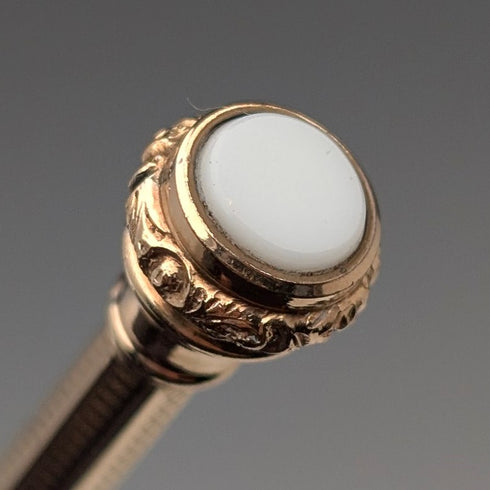 約 1900 年古董鍍金自動鉛筆 82-105 毫米