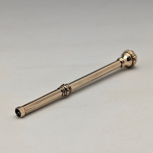 1900年頃 アンティーク ゴールドプレート 推進式ペンシル 82-105mm