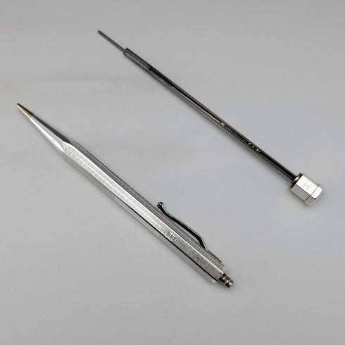 1960 英國 Yard O 紅色純銀自動鉛筆六角型