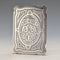 1880 British antique sterling silver card case, 72g, Hilliard & Thomason, in excellent condition