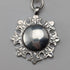 Circa 1910 British antique sterling silver Albert chain, 51g sterling silver medal fob
