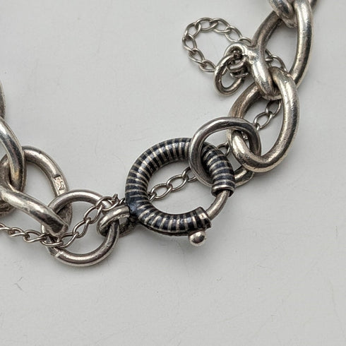 1970 年代英國復古純銀吊飾手鍊 26 克