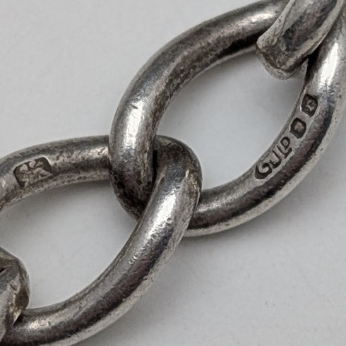 1970 年代英國復古純銀吊飾手鍊 26 克