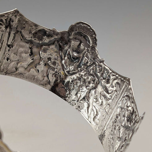 1893年 英国アンティーク 純銀製 ピンクッションフレーム Susannah Brasted