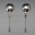 1902 British antique sterling silver spoon pair 110g John Millward Banks