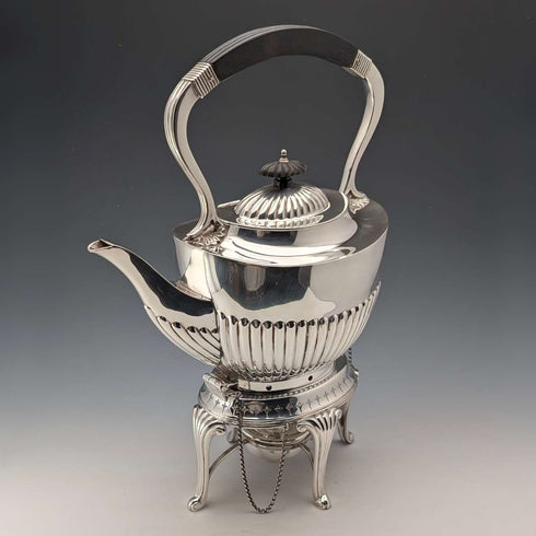 約 1900 年英國古董鍍銀茶壺套裝 Daniel&Arter