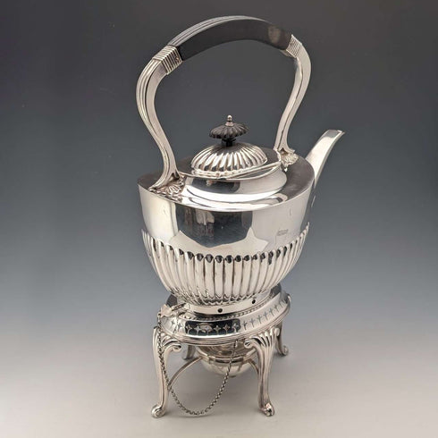 約 1900 年英國古董鍍銀茶壺套裝 Daniel&Arter