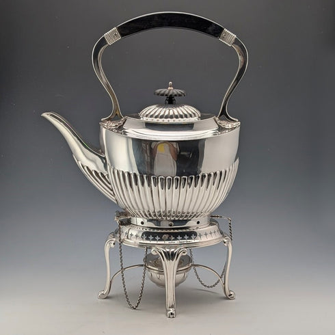 約 1900 年英國古董鍍銀茶壺套裝 Daniel&Arter