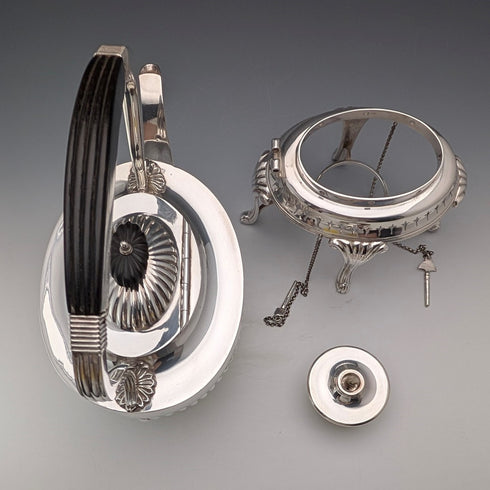 約 1900 年英國古董鍍銀茶壺套裝 Daniel&Arter