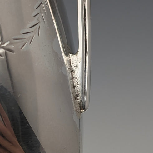 1783 British antique sterling silver cream jug 113g Samuel Meriton II