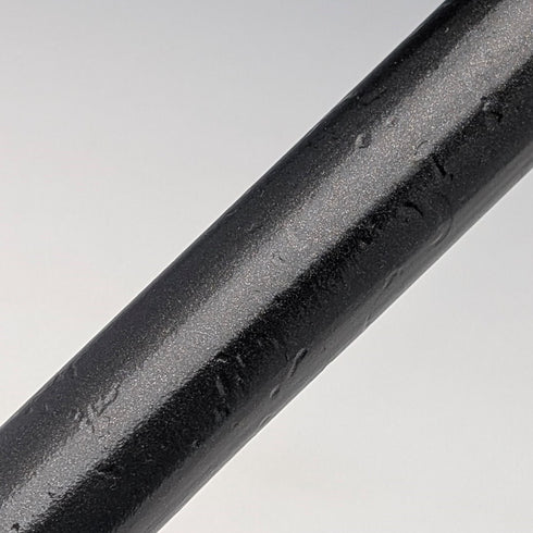 1914 年英國古董黑軸 L 形鹿角手柄純銀裝飾手杖 手杖 88 厘米