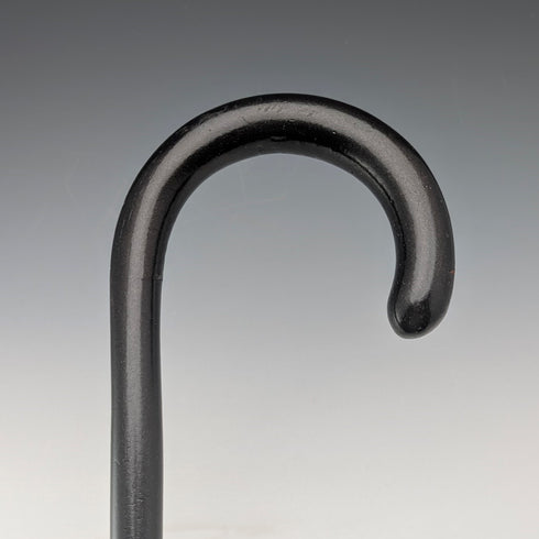 英國古董黑軸彎柄手杖 90 厘米