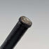 British vintage black shaft round handle walking stick 92cm