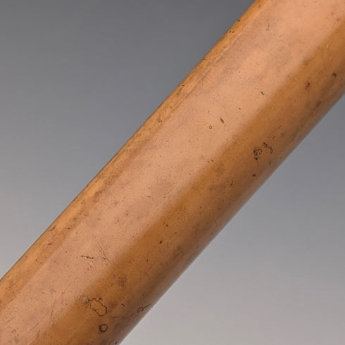 1917 年英國古董超厚舌軸純銀圓柄手杖 90 厘米