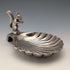 British Vintage Silver Plated Squirrel Decorated Shell Nut Dish