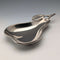 Vintage British silver plate pear-shaped nut dish