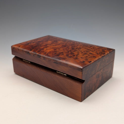 英国ヴィンテージ 木製 ラミネート張り ボックス